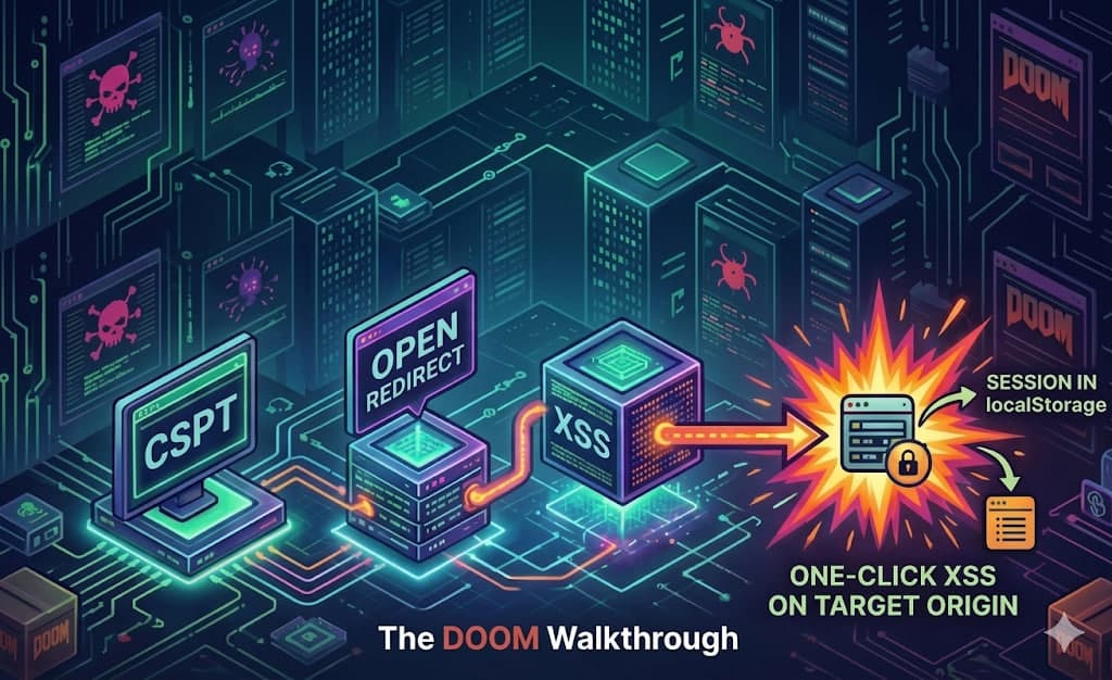 DOOM — Chaining CSPT, Open Redirect, and XSS